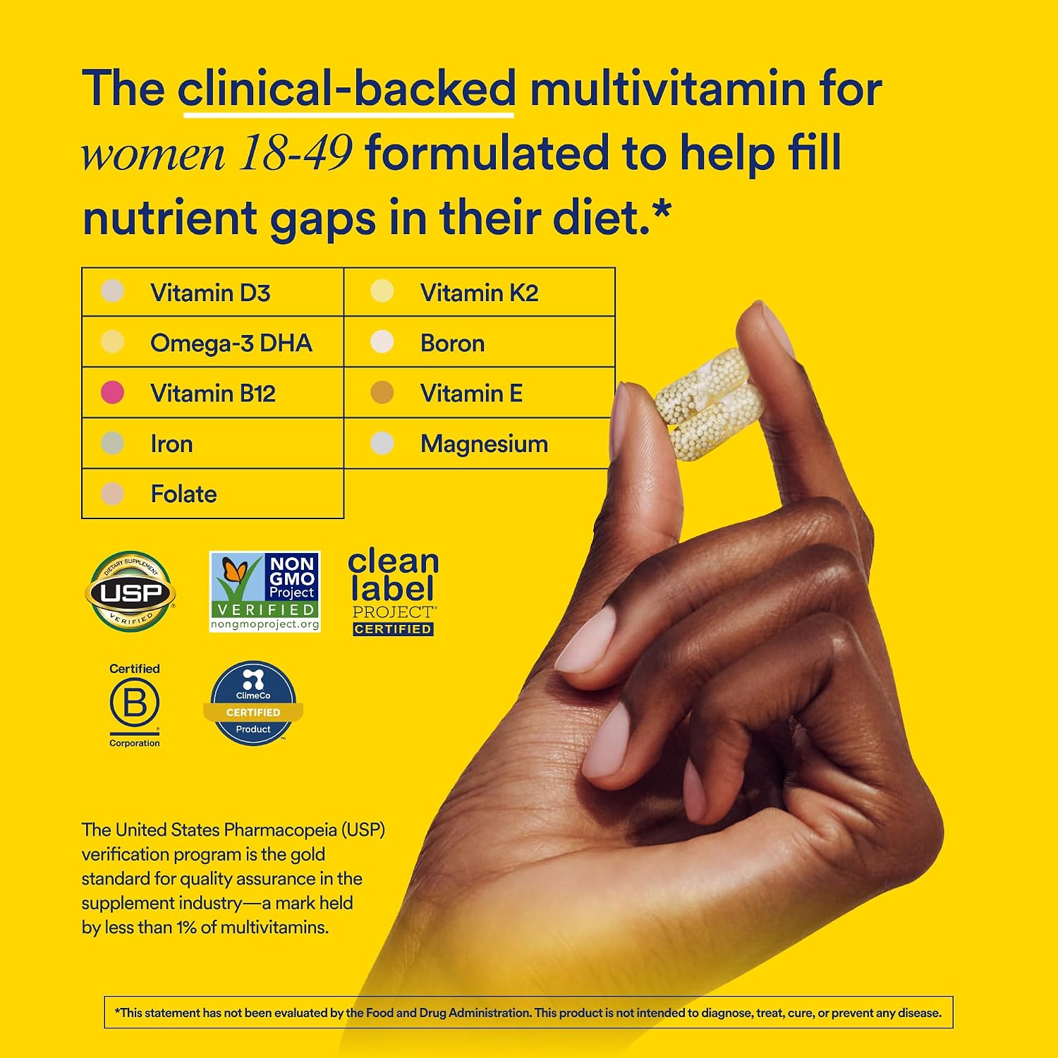 Ritual Essential for Women 18+ Multivitamínico Diario - 60 Cápsulas - Vegano