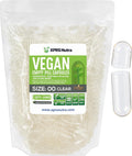 XPRS Nutra Cápsulas Vacías Veganas Tamaño 00 - 1000 uds. Transparentes