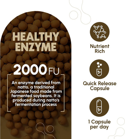 Zenavea Nattokinase 2000 FU - 270 Cápsulas Veganas – Image 4