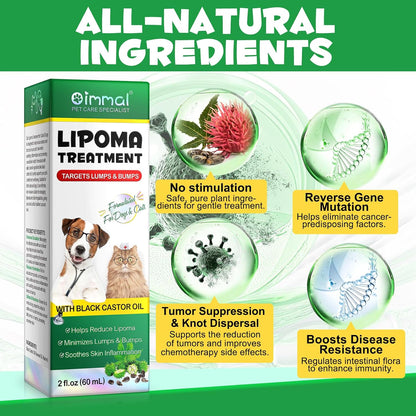 Aceite de Ricino para el Tratamiento de Lipomas en Perros y Gatos – 59 ml