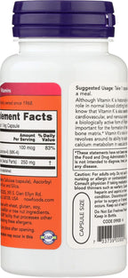 NOW Foods Vitamina K-2, 100 Cápsulas
