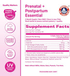 Pink Stork Omega-3 DHA - 540 mg de Aceite de Pescado con DHA y EPA, Suplemento Prenatal y Postparto para la Salud Cognitiva y el Desarrollo Fetal - 60 Cápsulas Blandas