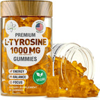 BioVit L-Tirosina Gomitas - 1000mg por porción - 60 Gomitas Veganas
