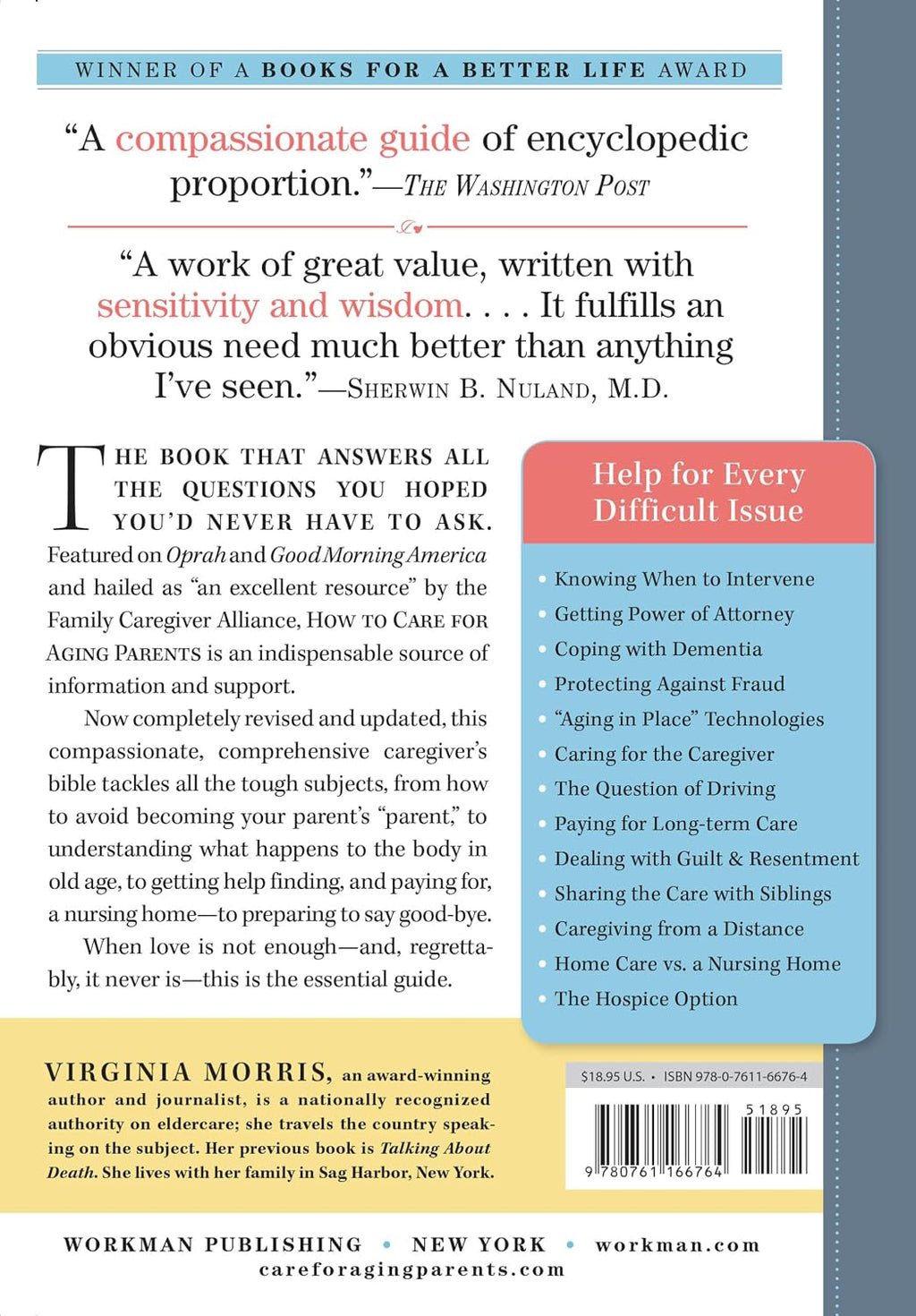 How to Care for Aging Parents, 3rd Edition: A One-Stop Resource for All Your Medical, Financial, Housing, and Emotional Issues