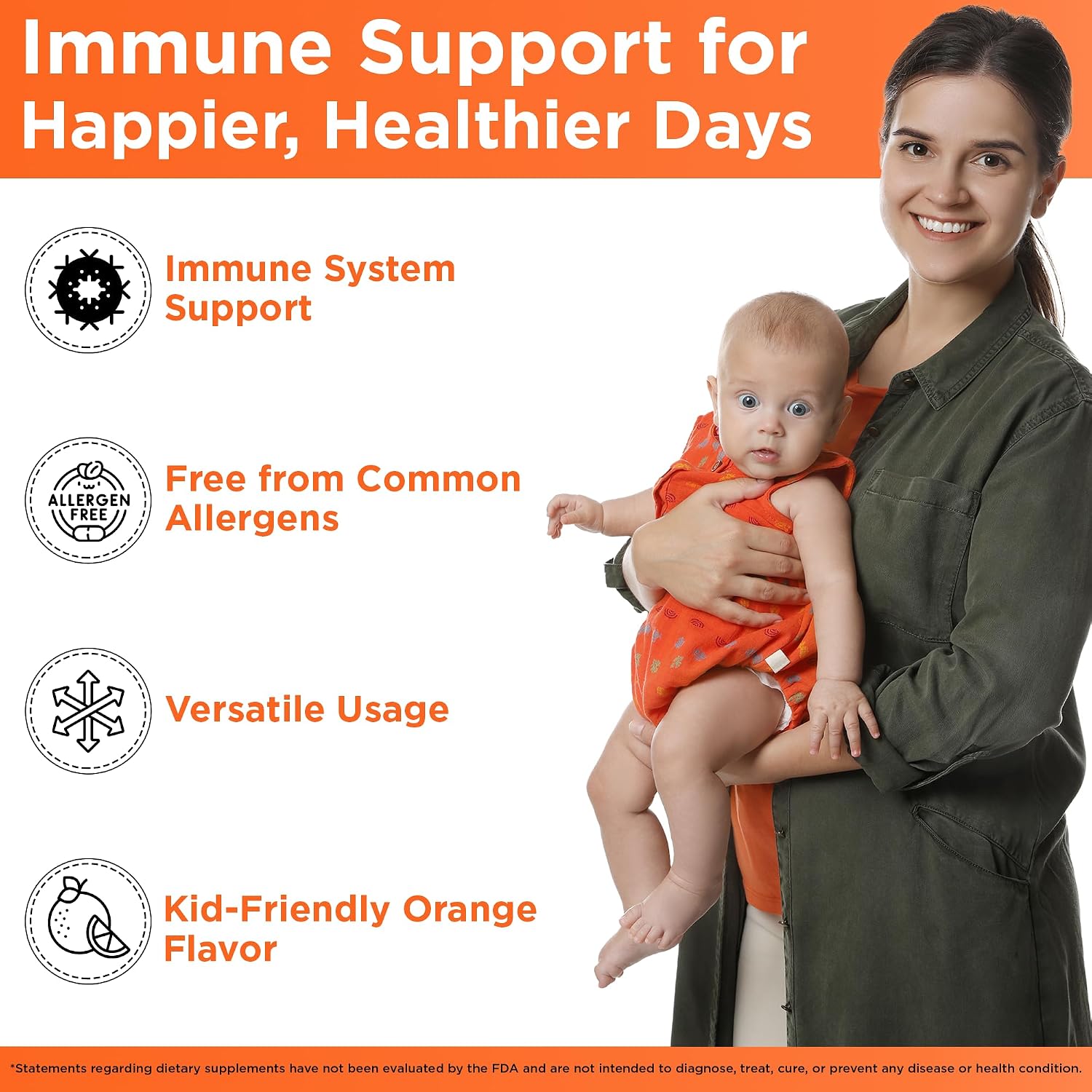 Wellements Organic Kids Immune Support Jarabe con Vitamina C y Zinc (118 ml) - a partir de 2 meses