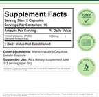 Double Wood Supplements TMG Trimethylglycina - 99%+ Pureza - 1000mg, 180 Cápsulas