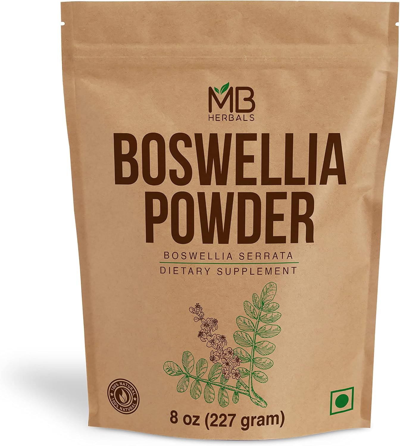 MB Herbals Boswellia Serrata en Polvo 227g (8 oz)