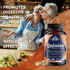FLORIDA HERBS Leg Cramp Support – Cápsulas Orgánicas de Quinina de Corteza de Quina – 1000 mg (Pack de 2, Total 220 Cápsulas)