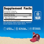 Nutricost Raíz de Remolacha Orgánica 2400mg, 180 Cápsulas - Certificado CCOF