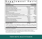 Michael's Health Naturopathic Programs Teen Boys - Multivitamínico Diario para Adolescentes Varones - 60 Comprimidos Vegetarianos