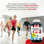 FITO MEDIC'S Lab Vitamina D3 5000 UI – 360 Cápsulas Blandas