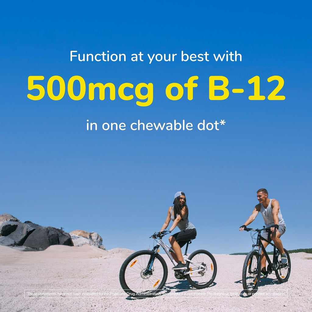 Twinlab B-12 Dots - 500 mcg de Vitamina B12, 250 Comprimidos Sublinguales