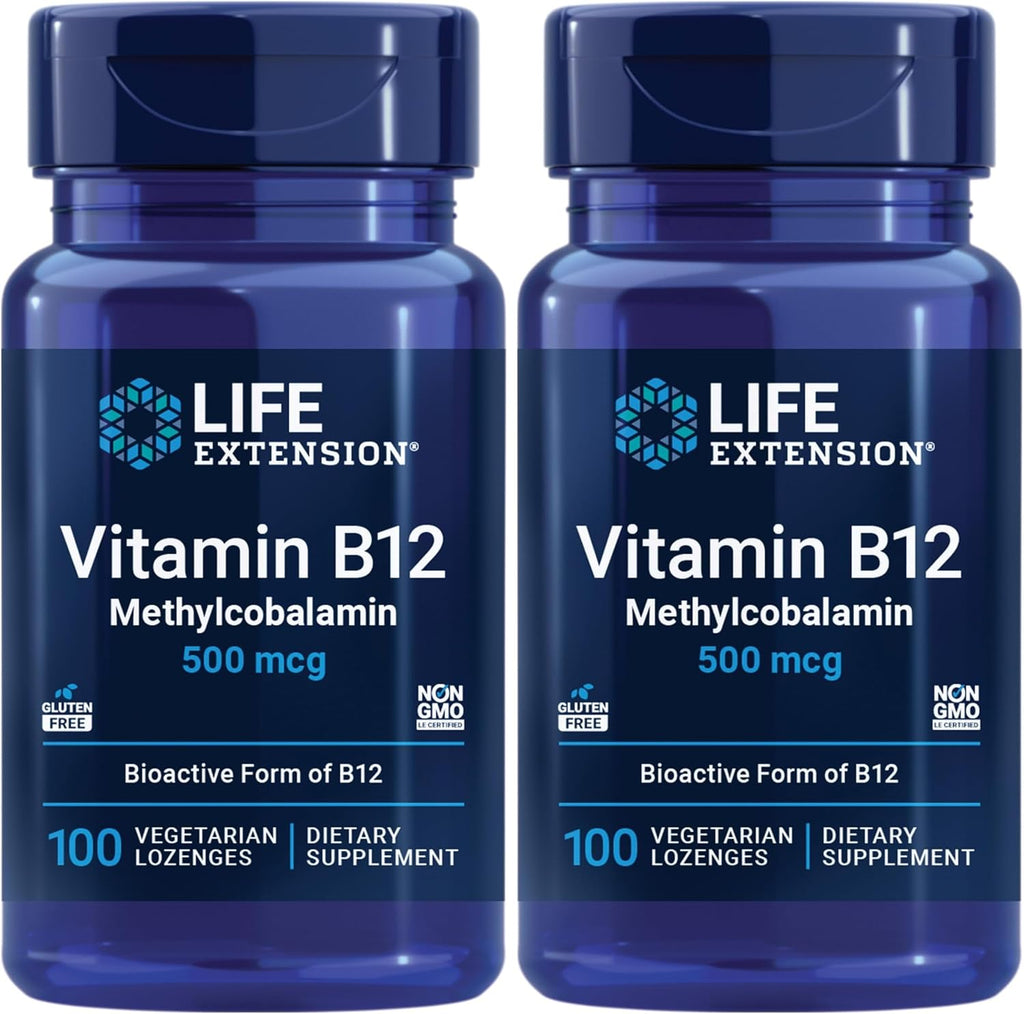 Life Extension Vitamina B12 Metilcobalamina 5 mg, 60 comprimidos sublinguales