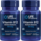 Life Extension Vitamina B12 Metilcobalamina 5 mg, 60 comprimidos sublinguales