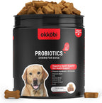Probióticos para Perros Masticables 150 uds. - Apoyo Digestivo y Salud Intestinal - Fórmula Aprobada por Veterinarios - Sabor Ternera