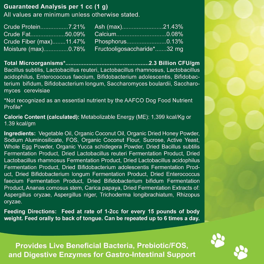 Dogzymes Pasta Probiótica Canina con Saccharomyces boulardii (15 g)