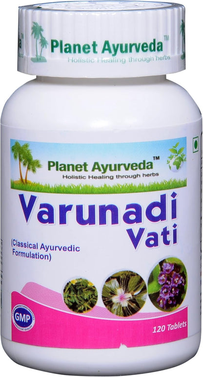 Planet Ayurveda Varunadi Vati, Comprimidos Herbales, 100% Natural y Puro - 2 Frascos (120 comprimidos cada uno) – Image 2