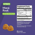Viteey Gominolas de Maca Negra - 60 Gominolas