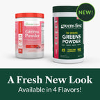 Greens First Original Greens Powder - 49 Superfoods - Organic Fruits and Vegetables - Prebiotics, Probiotics & Digestive Enzymes - Antioxidant Smoothie - Dairy Free, Vegan & Non-GMO - Berry Flavor - 60 Servings