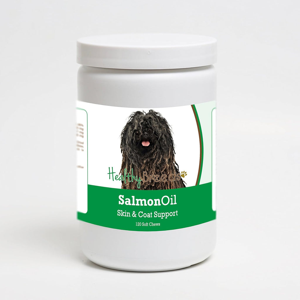 Healthy Breeds Pulik Aceite de Salmón Masticables Blandos 120 Unidades