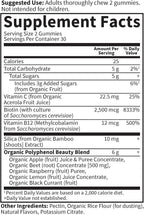 Garden of Life BEETS Beauty Gummies – Gominolas de Biotina para Cabello, Piel y Uñas
