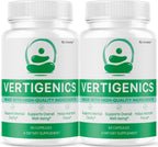 Vertigenics Cápsulas (Pack de 2) - Suplemento Avanzado para la Salud Cerebral, Fórmula Natural, 120 Cápsulas para 2 Meses