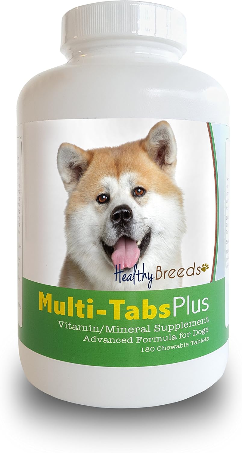 Healthy Breeds Akita Multi-Tabs Plus Comprimidos Masticables - 180 unidades