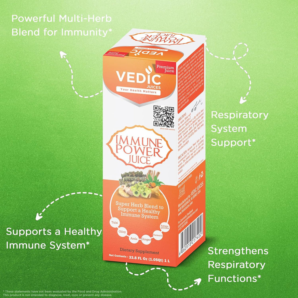 Vedic Immune Power Juice 1L - Mezcla Potente de Hierbas para la Inmunidad