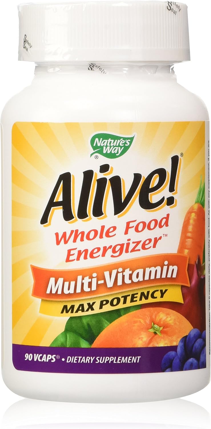 Alive! Multivitamínico de Máxima Potencia, 90 Cápsulas Vegetales