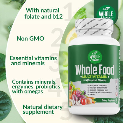 Whole Nature Multivitamínico Completo para – Energía diaria: Las vitaminas del grupo B contribuyen al metabolismo – Image 2