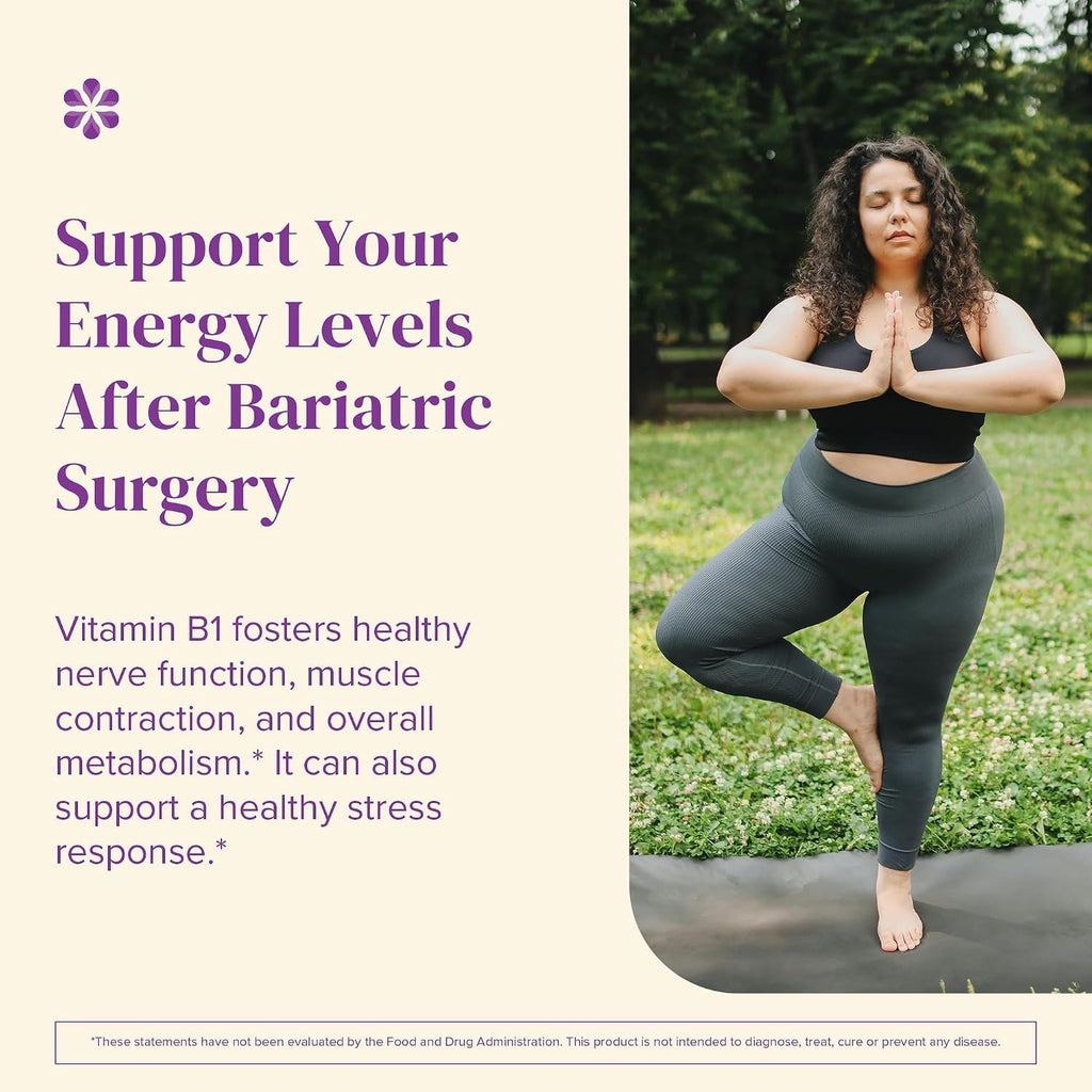 BariMelts Vitamina B1 - 90 Comprimidos de Disolución Rápida (Suministro para 3 Meses) - Sin Azúcar, Sabor Natural a Bayas