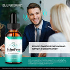 Echo Free Tinnitus Drops - Complemento Alimenticio en Gotas (3 Envases)