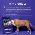 Multivitamínico Premium para Perros WONDER PAWS - 60 Golosinas Masticables - Fórmula 21 en 1