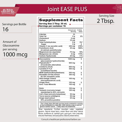 Buried Treasure Joint Ease Plus - 473 ml, – Phytodroitin (condroitina vegetal): Alternativa de origen vegetal a la – Image 2
