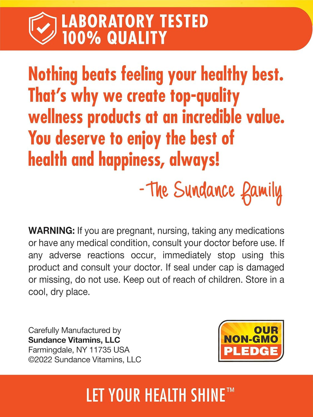 Sundance Vitamina B-12 500mcg - 90 Comprimidos Vegetarianos