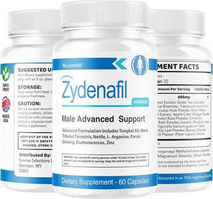 Zydenafil Pills para Hombres – Fórmula Avanzada, 60 Cápsulas – Image 8