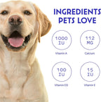 Multivitamínico Premium para Perros WONDER PAWS - 60 Golosinas Masticables - Fórmula 21 en 1