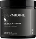 Toniiq Espermidina Ultra Concentrada 500mg - No Sintético - 5 mg por Cápsula - Extracto de Germen de Arroz
