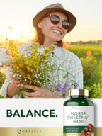 Carlyle Extracto de Castaño de Indias 600mg | 180 Cápsulas | Suplemento Herbal