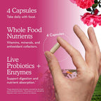 Garden of Life Vitamin Code Multivitamínico para Mujeres con Hierro y Folato, 120 Cápsulas