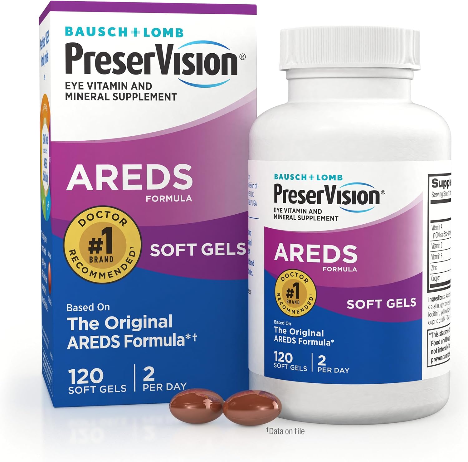 PreserVision AREDS Eye Vitamins, 120 Softgels