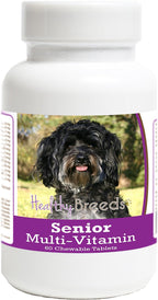 Healthy Breeds Maltipoo Senior Multivitamínico para Perros, 60 Comprimidos