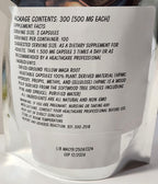 Cápsulas de Raíz de Maca Amarilla - Suplemento Herbal - 300 Cápsulas