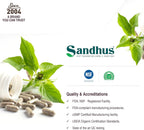 Sandhu's Guduchi (Tinospora Cordifolia) Giloy - 100 Cápsulas Vegetales - 1000 mg por Ración