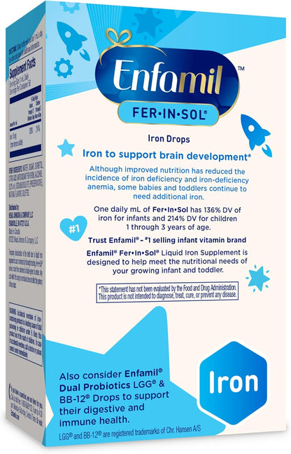 Enfamil Fer-In-Sol Gotas de Hierro para – Apoyo al desarrollo cerebral: El hierro ayuda a apoyar el desarrollo – Image 7
