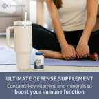 Defender Immunity Boost - 5-en-1 con Quercetina, Zinc, Vitamina D, Vitamina C y Cobre, 60 Cápsulas