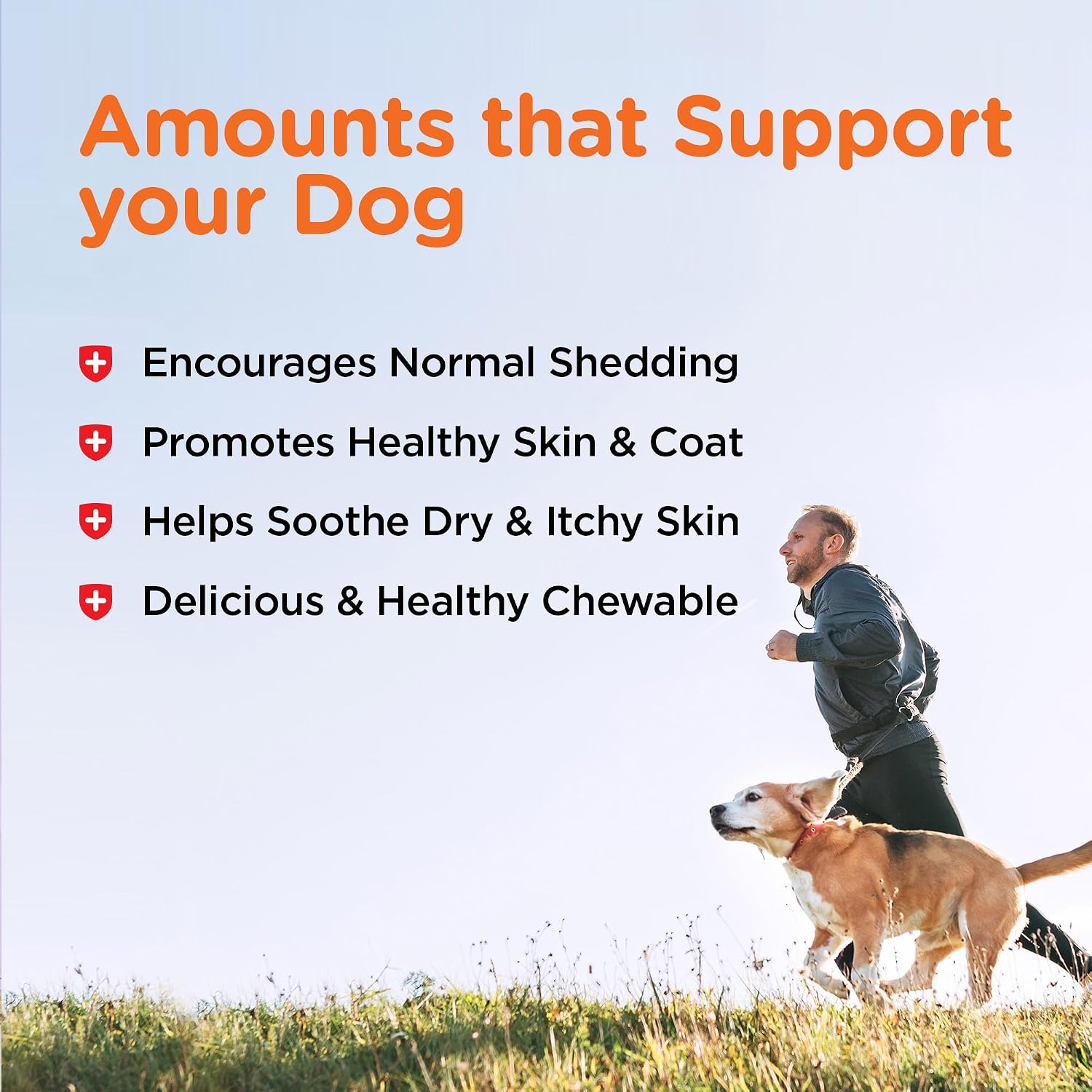 Nutri-Vet Shed Defense Snacks Blandos para Perros - Suplemento para Piel y Pelaje con Omega 3 de Aceite de Pescado, 60 Snacks