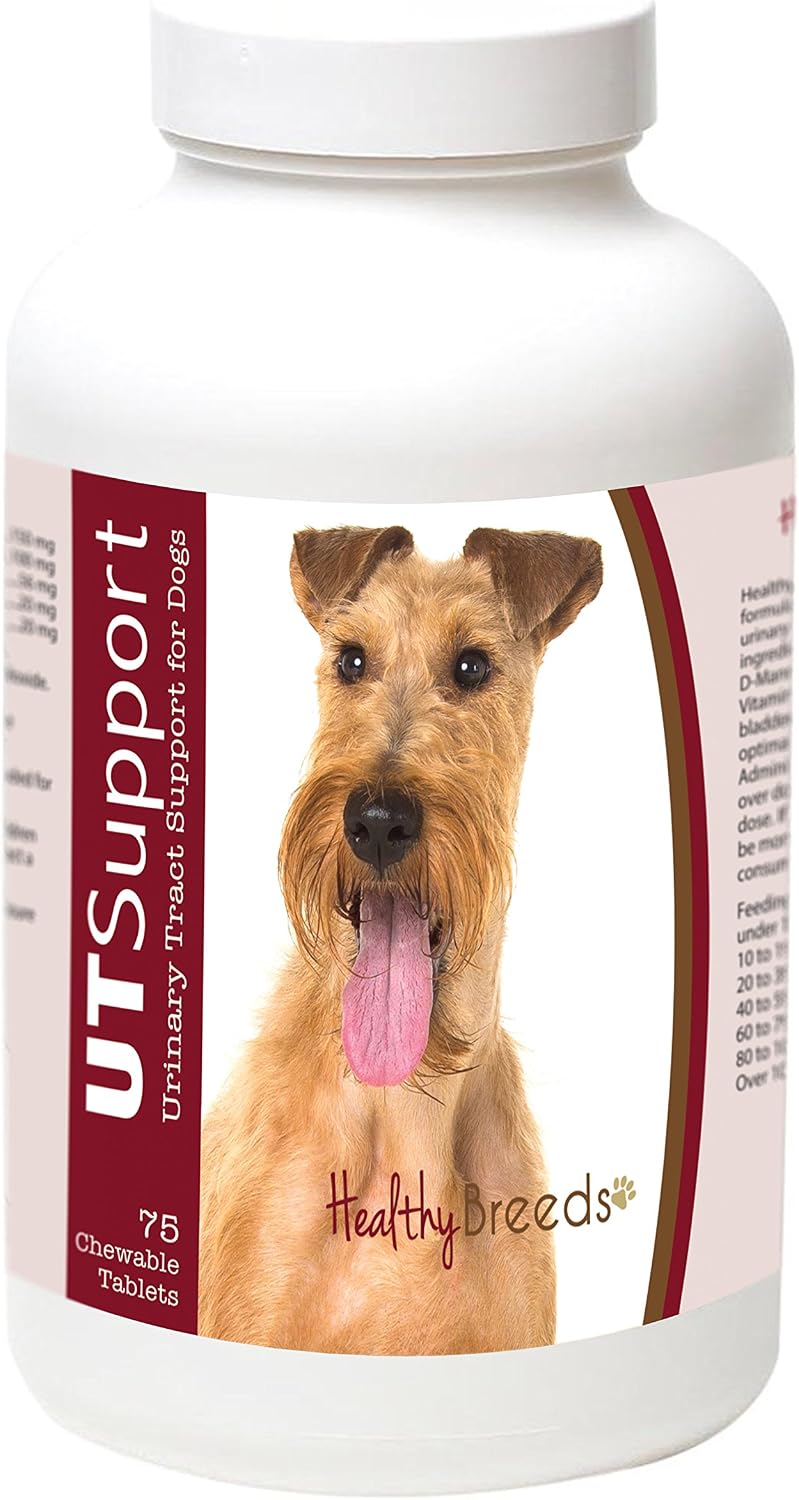 Healthy Breeds Irish Terrier Cranberry Chewables - Soporte Urinario para Perros - 75 Masticables