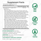 Nature’s Fruits & Veggies Suplemento, 240 Cápsulas Vegetales – 80 Superalimentos Integrales para el Equilibrio Diario