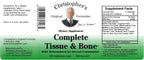 Christopher's Original Formulas Complete Tissue & Bone Formula – 100 Cápsulas Veganas